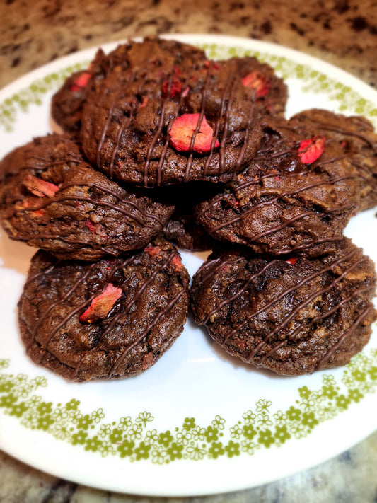 Chocolate Covered Strawberry Cookies